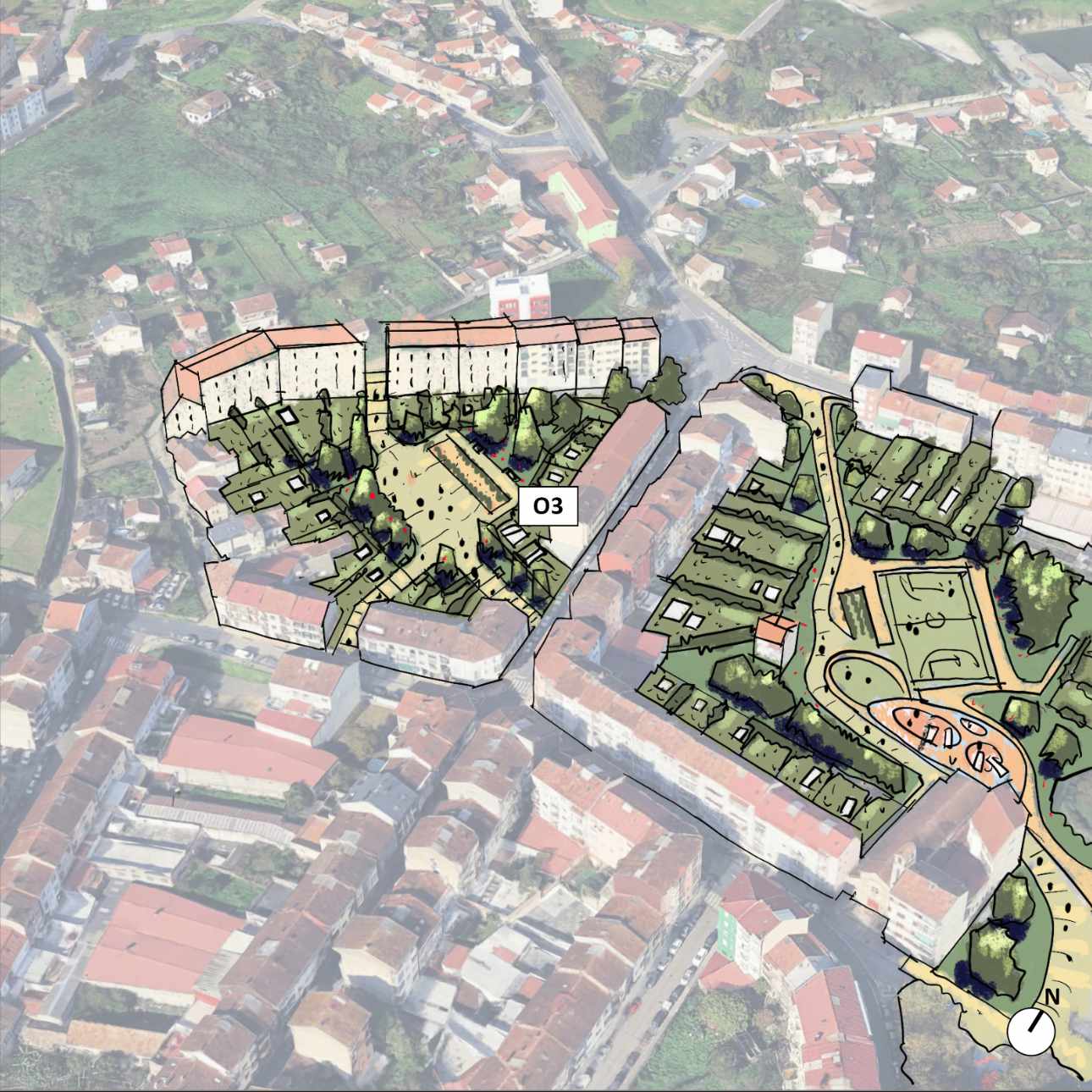 Ourense O Vinteun Ilustracion
